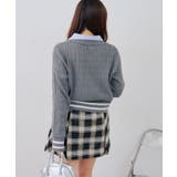 スキッパー布帛ポロニット | RMAF　NICE CLAUP / OLIVE des OLIVE | 詳細画像5 