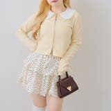 イエロー | フリル衿ドッキングダブルジップトップス | RMAF　NICE CLAUP / OLIVE des OLIVE