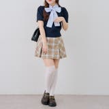 リボンタイケーブル半袖ニット | RMAF　NICE CLAUP / OLIVE des OLIVE | 詳細画像7 