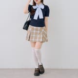 リボンタイケーブル半袖ニット | RMAF　NICE CLAUP / OLIVE des OLIVE | 詳細画像8 