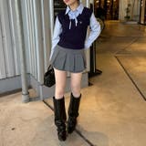 シャツ+ニットベストドッキングプルオーバー | RMAF　NICE CLAUP / OLIVE des OLIVE | 詳細画像11 