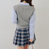 シャツ+ニットベストドッキングプルオーバー | RMAF　NICE CLAUP / OLIVE des OLIVE | 詳細画像40 