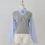 シャツ+ニットベストドッキングプルオーバー | RMAF　NICE CLAUP / OLIVE des OLIVE | 詳細画像55 