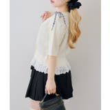 裾レースベビーケーブル半袖ニット | RMAF　NICE CLAUP / OLIVE des OLIVE | 詳細画像11 