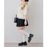 裾レースベビーケーブル半袖ニット | RMAF　NICE CLAUP / OLIVE des OLIVE | 詳細画像15 