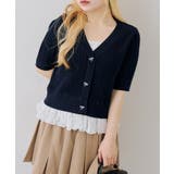 裾レースベビーケーブル半袖ニット | RMAF　NICE CLAUP / OLIVE des OLIVE | 詳細画像29 