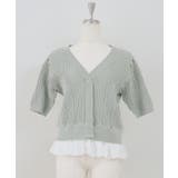 裾レースベビーケーブル半袖ニット | RMAF　NICE CLAUP / OLIVE des OLIVE | 詳細画像34 