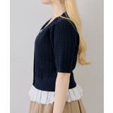 裾レースベビーケーブル半袖ニット | RMAF　NICE CLAUP / OLIVE des OLIVE | 詳細画像39 