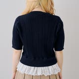 裾レースベビーケーブル半袖ニット | RMAF　NICE CLAUP / OLIVE des OLIVE | 詳細画像40 