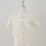 オフ | レースボウタイ半袖ニット | RMAF　NICE CLAUP / OLIVE des OLIVE