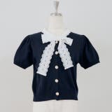 レースボウタイ半袖ニット | RMAF　NICE CLAUP / OLIVE des OLIVE | 詳細画像16 