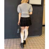 ケーブル半袖ポロニット | RMAF　NICE CLAUP / OLIVE des OLIVE | 詳細画像14 