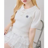 ケーブル半袖ポロニット | RMAF　NICE CLAUP / OLIVE des OLIVE | 詳細画像27 