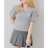 ケーブル半袖ポロニット | RMAF NICE CLAUP / OLIVE des OLIVE | 詳細画像48