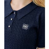 ケーブル半袖ポロニット | RMAF　NICE CLAUP / OLIVE des OLIVE | 詳細画像56 