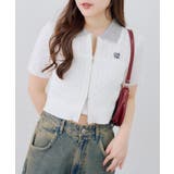 2枚衿ダブルジップカーディガン | RMAF　NICE CLAUP / OLIVE des OLIVE | 詳細画像9 