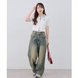 2枚衿ダブルジップカーディガン | RMAF　NICE CLAUP / OLIVE des OLIVE | 詳細画像12 