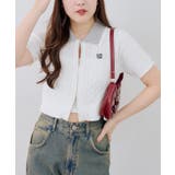 2枚衿ダブルジップカーディガン | RMAF　NICE CLAUP / OLIVE des OLIVE | 詳細画像13 