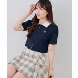 2枚衿ダブルジップカーディガン | RMAF　NICE CLAUP / OLIVE des OLIVE | 詳細画像3 