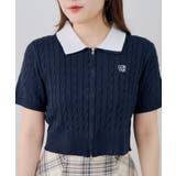 2枚衿ダブルジップカーディガン | RMAF　NICE CLAUP / OLIVE des OLIVE | 詳細画像31 