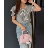 半袖リボントップス | RMAF　NICE CLAUP / OLIVE des OLIVE | 詳細画像9 