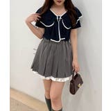 半袖リボントップス | RMAF　NICE CLAUP / OLIVE des OLIVE | 詳細画像12 