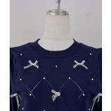 オーガンちびリボン半袖ニット | RMAF　NICE CLAUP / OLIVE des OLIVE | 詳細画像2 