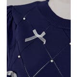 オーガンちびリボン半袖ニット | RMAF　NICE CLAUP / OLIVE des OLIVE | 詳細画像4 