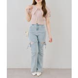 【5色展開】キラキララメ入り素材 ビッグ衿ラメジップカーディガン | RMAF　NICE CLAUP / OLIVE des OLIVE | 詳細画像13 