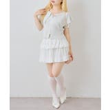 【5色展開】キラキララメ入り素材 ビッグ衿ラメジップカーディガン | RMAF　NICE CLAUP / OLIVE des OLIVE | 詳細画像20 