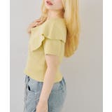 【5色展開】キラキララメ入り素材 ビッグ衿ラメジップカーディガン | RMAF　NICE CLAUP / OLIVE des OLIVE | 詳細画像25 