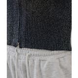 【5色展開】キラキララメ入り素材 ビッグ衿ラメジップカーディガン | RMAF　NICE CLAUP / OLIVE des OLIVE | 詳細画像39 