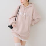 スパンコールロゴ裏起毛パーカー | RMAF　NICE CLAUP / OLIVE des OLIVE | 詳細画像1 