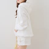 スパンコールロゴ裏起毛パーカー | RMAF　NICE CLAUP / OLIVE des OLIVE | 詳細画像9 