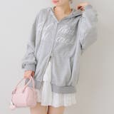 ロゴキラリラメ裏毛パーカー | RMAF　NICE CLAUP / OLIVE des OLIVE | 詳細画像3 