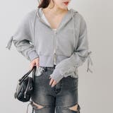 【セットアップ対応】ダンボールレースアップパーカー | RMAF　NICE CLAUP / OLIVE des OLIVE | 詳細画像3 