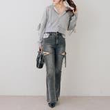 【セットアップ対応】ダンボールレースアップパーカー | RMAF　NICE CLAUP / OLIVE des OLIVE | 詳細画像12 