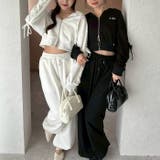 【セットアップ対応】ダンボールレースアップパーカー | RMAF NICE CLAUP / OLIVE des OLIVE | 詳細画像4