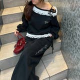 【丈の長さを選べる】ラメ裏毛ワンショルプルオーバー | RMAF NICE CLAUP / OLIVE des OLIVE | 詳細画像13