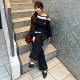 【丈の長さを選べる】ラメ裏毛ワンショルプルオーバー | RMAF NICE CLAUP / OLIVE des OLIVE | 詳細画像14