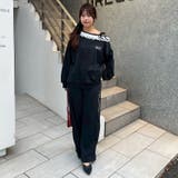 【丈の長さを選べる】ラメ裏毛ワンショルプルオーバー | RMAF NICE CLAUP / OLIVE des OLIVE | 詳細画像17