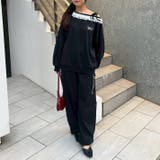 【丈の長さを選べる】ラメ裏毛ワンショルプルオーバー | RMAF NICE CLAUP / OLIVE des OLIVE | 詳細画像18