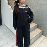 【丈の長さを選べる】ラメ裏毛ワンショルプルオーバー | RMAF NICE CLAUP / OLIVE des OLIVE | 詳細画像19