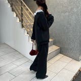 【丈の長さを選べる】ラメ裏毛ワンショルプルオーバー | RMAF NICE CLAUP / OLIVE des OLIVE | 詳細画像24