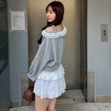 【丈の長さを選べる】ラメ裏毛ワンショルプルオーバー | RMAF NICE CLAUP / OLIVE des OLIVE | 詳細画像29