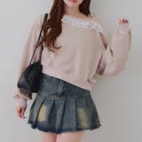 【丈の長さを選べる】ラメ裏毛ワンショルプルオーバー | RMAF NICE CLAUP / OLIVE des OLIVE | 詳細画像30