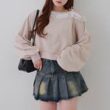 【丈の長さを選べる】ラメ裏毛ワンショルプルオーバー | RMAF NICE CLAUP / OLIVE des OLIVE | 詳細画像32