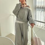 【丈の長さを選べる】ラメ裏毛ワンショルプルオーバー | RMAF NICE CLAUP / OLIVE des OLIVE | 詳細画像6