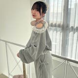 トップグレー | 【丈の長さを選べる】ラメ裏毛ワンショルプルオーバー | RMAF NICE CLAUP / OLIVE des OLIVE