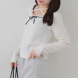 衿レースリボンテレコトップス | RMAF　NICE CLAUP / OLIVE des OLIVE | 詳細画像3 